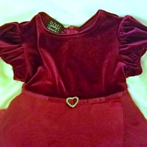 Jenny Annie Dots Red Short Sleeve Dress NWOT, 2T